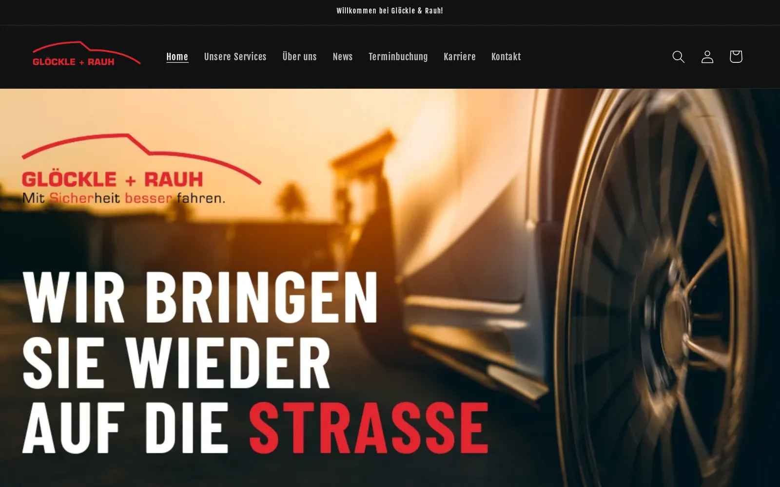 Website von Glöckle & Rauh