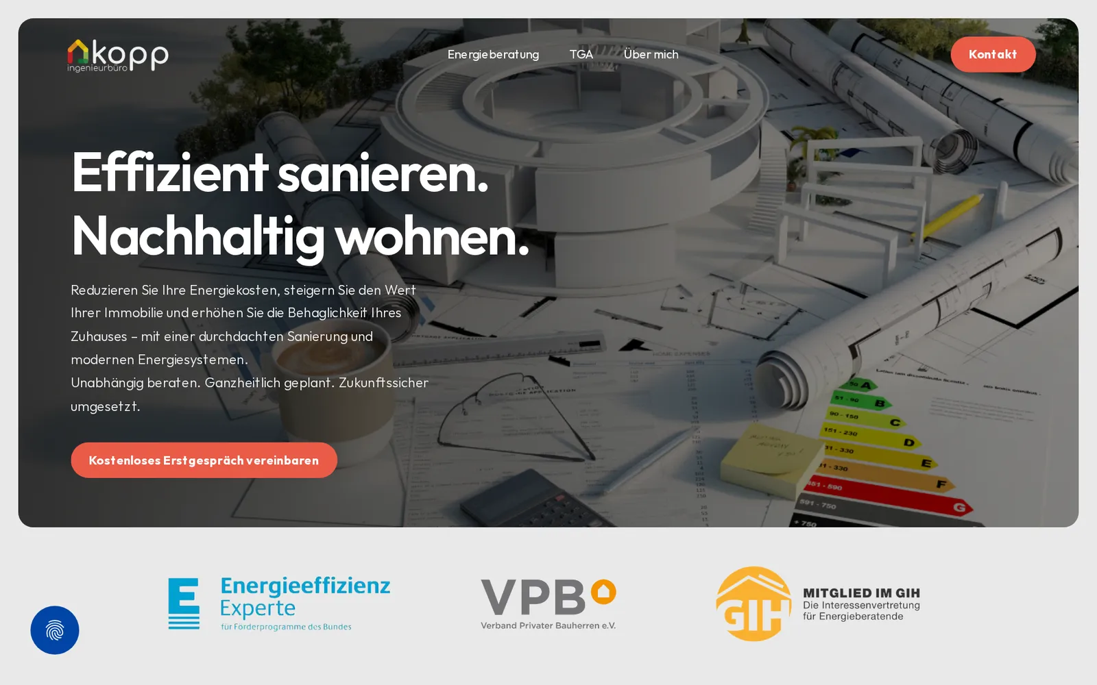 Website von Kopp Energie