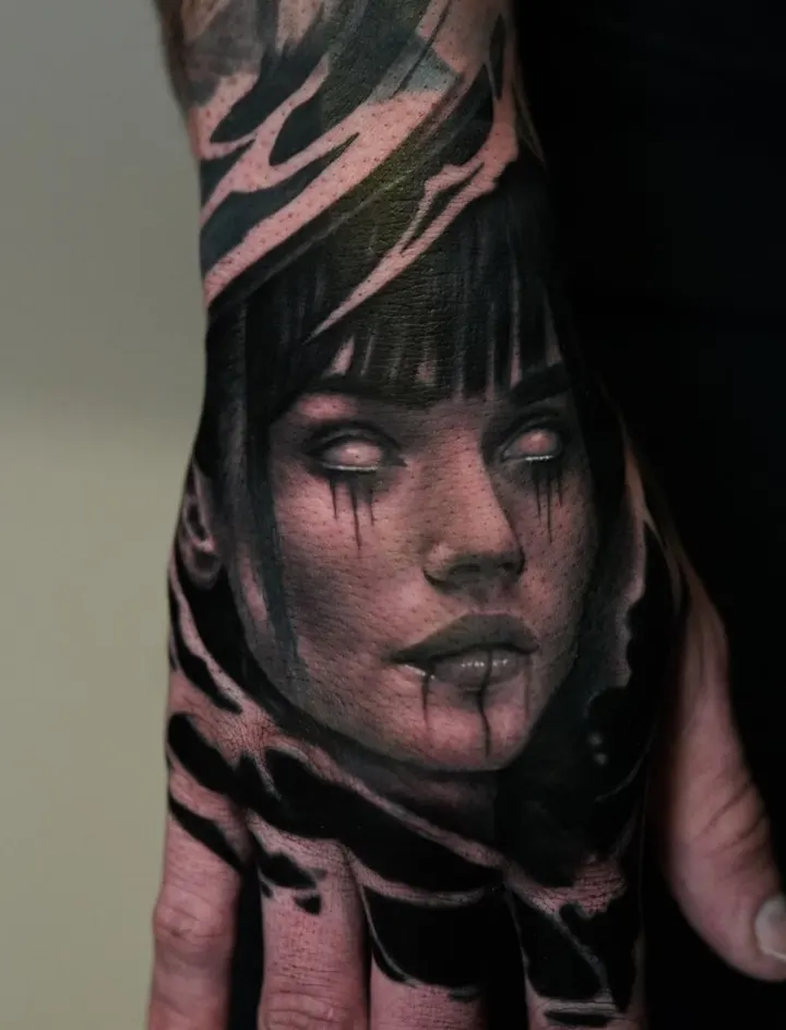 Tattoo-Arbeit 1 von Sven Senkbeil (Black & Grey)