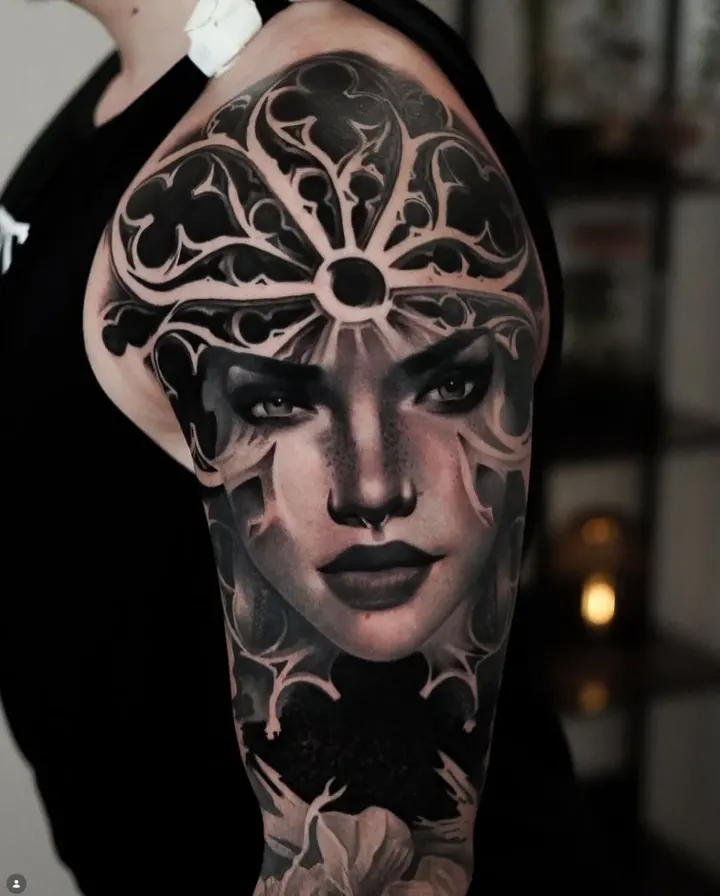 Tattoo-Arbeit 9 von Sven Senkbeil (Black & Grey)